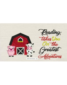 Barn Animals with reading takes you