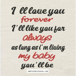 I'll Love You Forever v1 design