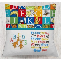 Ichabod and Izzy with today you are you reading pillow