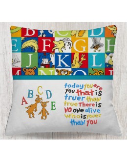 Ichabod and Izzy with today you are you reading pillow