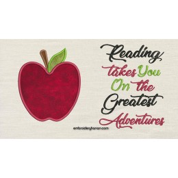 Apple with reading takes you