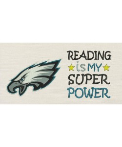 Philadelphia Eagles With Reading is My Superpower