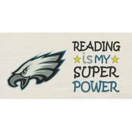Philadelphia Eagles With Reading is My Superpower