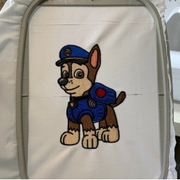 Paw Patrol Chase embroidery design