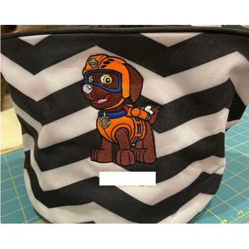 Zuma paw patrol embroidery