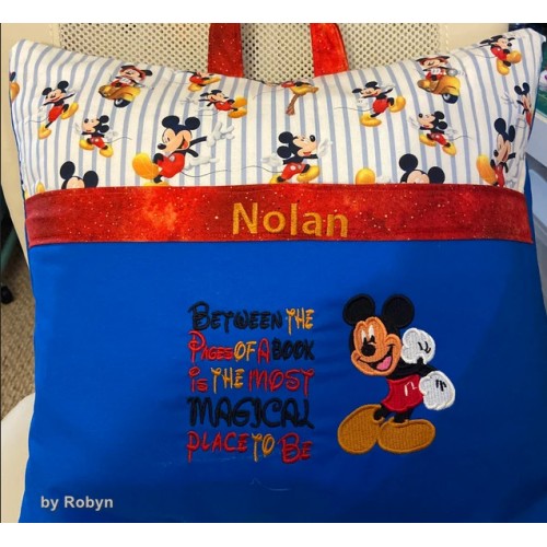 Mickey mouse with Between the Pages Reading Pillow