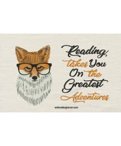 Fox art With reading takes you