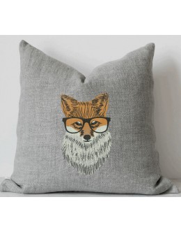 Fox embroidery design