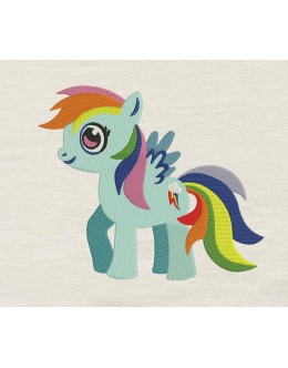 My little pony design embroidery