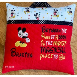Mickey mouse with Between the Pages Reading Pillow