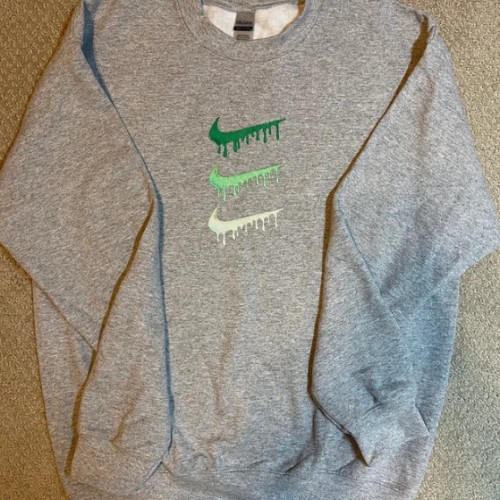 N1ke Triple Colors Embroidery