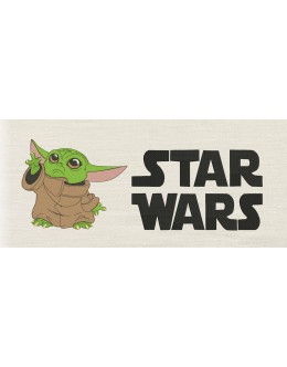 Baby yoda With Star Wars Reading Pillow