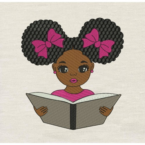 Peekaboo Girl Embroidery Design