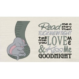 Baby Dumbo with Read me Reading Pillow