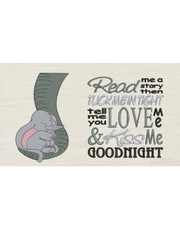 Baby Dumbo with Read me Reading Pillow