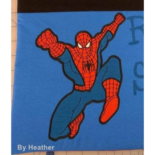 Spiderman embroidery