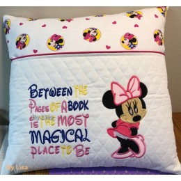 Minnie mouse embroidery Between the Pages