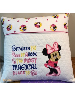 Minnie mouse embroidery Between the Pages