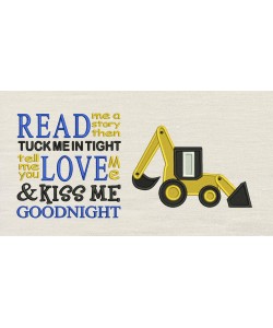 Digger with Read me a story