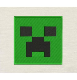 Minecraft embroidery Design