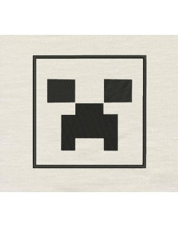 Minecraft embroidery design