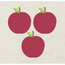 Apples Design Embroidery Apples Design Embroidery