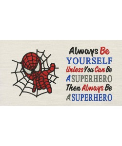 Spiderman with always superhero