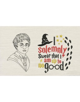 I Solemnly with Harry potter Reading Pillow