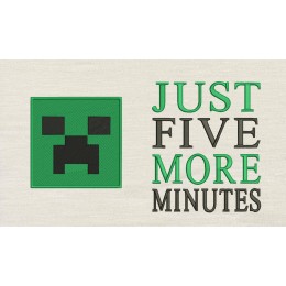 Just five with Minecraft Reading Pillow