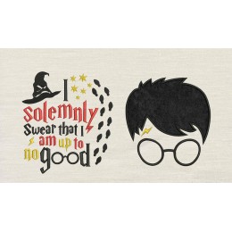 I Solemnly with Harry potter face reading pillow