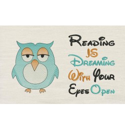Owl dogo V2 with Reading is dreaming