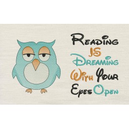 Owl dogo V2 with Reading is dreaming