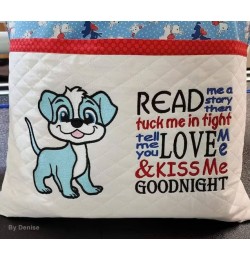 Dog read me a story reading pillow