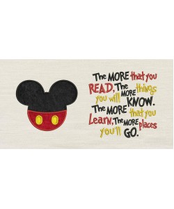 Disney Mickey Mouse with the more that you read