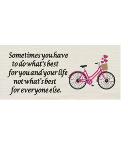 Bicycle embroidery with sometimes Reading pillow embroidery designs
