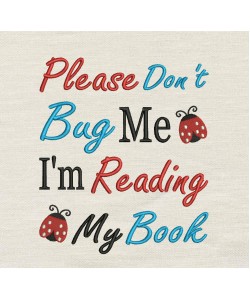 Please Don't Sayings reading pillow