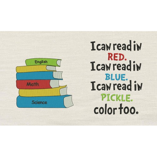 Books I Can Read reading pillow
