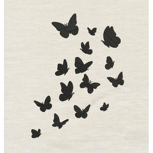 Butterflies embroidery design