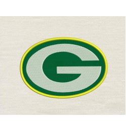 Green Bay Packers logo embroidery design