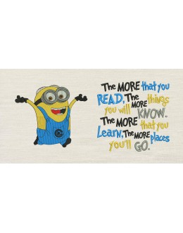 Minion Jerry With the more that you read reading pillow