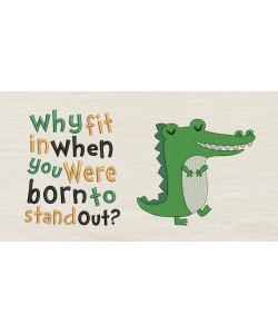 Alligator why fit reading pillow