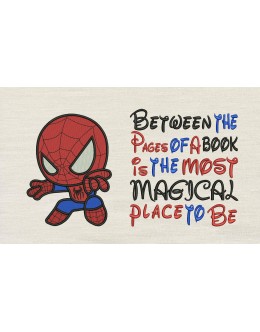 Baby Spiderman Between the Pages Reading Pillow