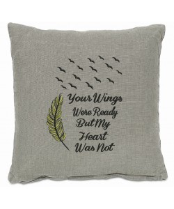 Your Wings Were Ready but My Heart Was Not embroidery design