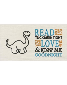 Baby dinosaur read me a story reading pillow