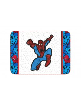Mug rug spiderman ITH in the hoop embroidery design
