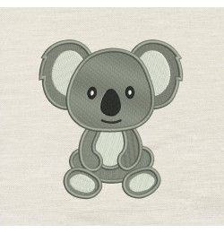 Koala embroidery design