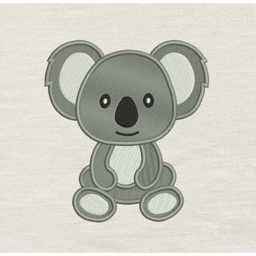 Koala embroidery design