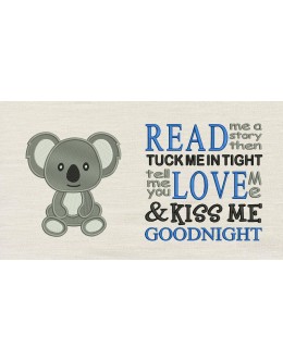 Koala read me a story Reading Pillow