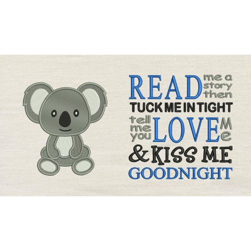 Koala read me a story Reading Pillow