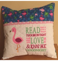Flamingo with read me a story